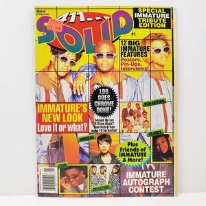 Spice 411 Solid Magazine Vintage 1996 Ice-T NWA New Edition Brandy 90s Hip Hop